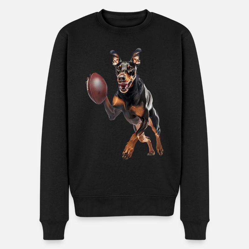 Doberman - Pull Premium bio Homme - noir