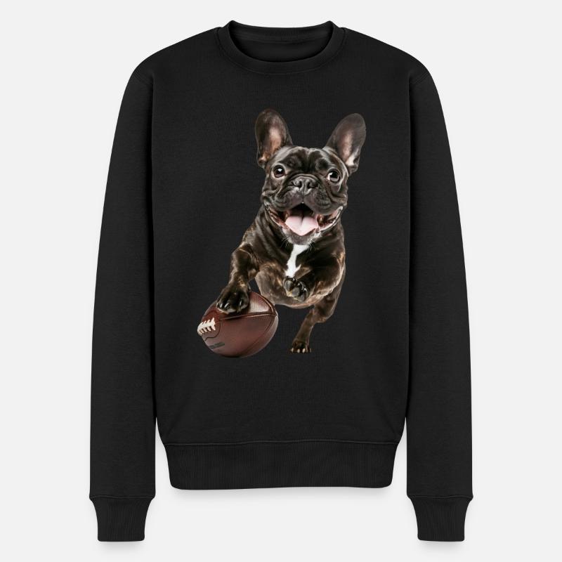 Bouledogue français - Pull Premium bio Homme - noir