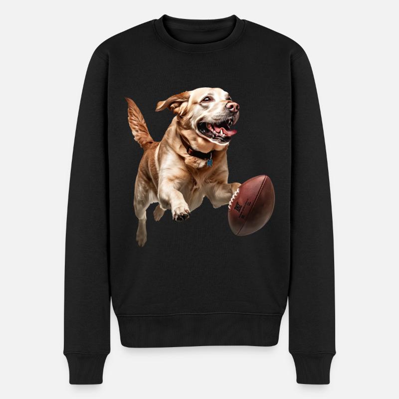 Labrador Retriever - Pull Premium bio Homme - noir