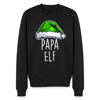 Papa lutin - Pull Premium bio Homme - noir - Devant - Nico (187cm)