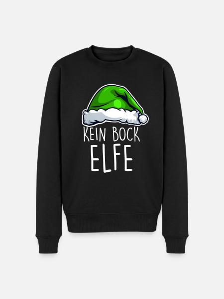 No Buck Elf - Men's Premium Organic Jumper - black