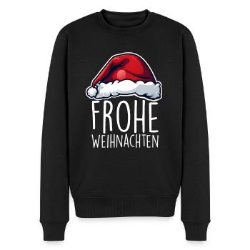 Joyeux Noël - Pull Premium bio Homme - noir - Devant - Nico (187cm)