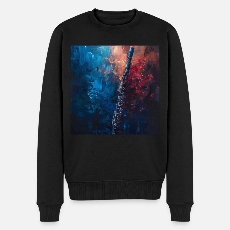 Flûte - Pull Premium bio Homme - noir