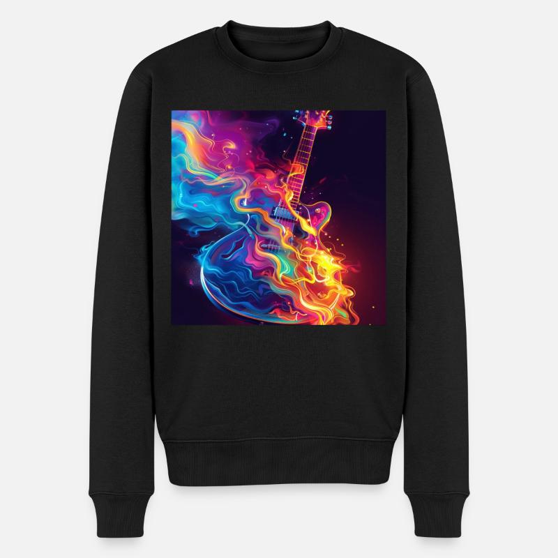 Guitare - Pull Premium bio Homme - noir