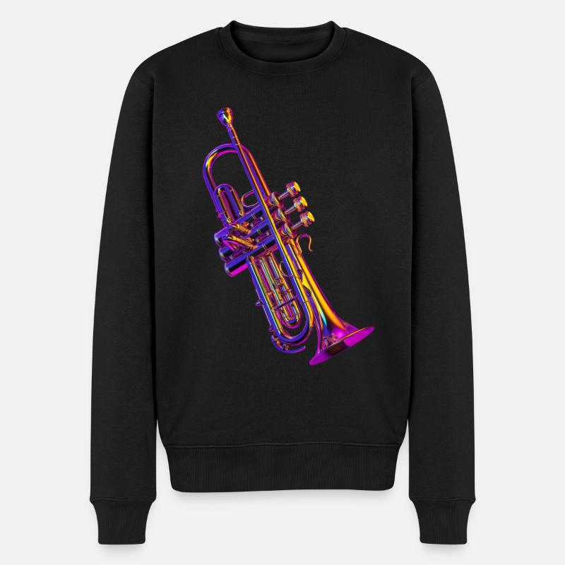 Trompette - Pull Premium bio Homme - noir