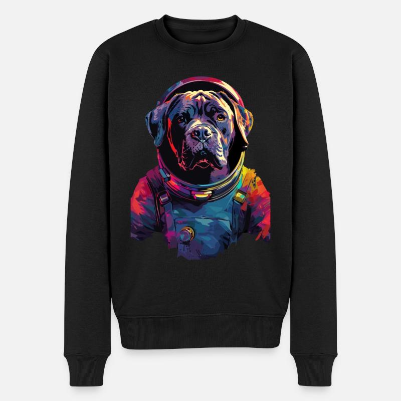 Cane Corso - Männer Premium Bio Pullover - Schwarz