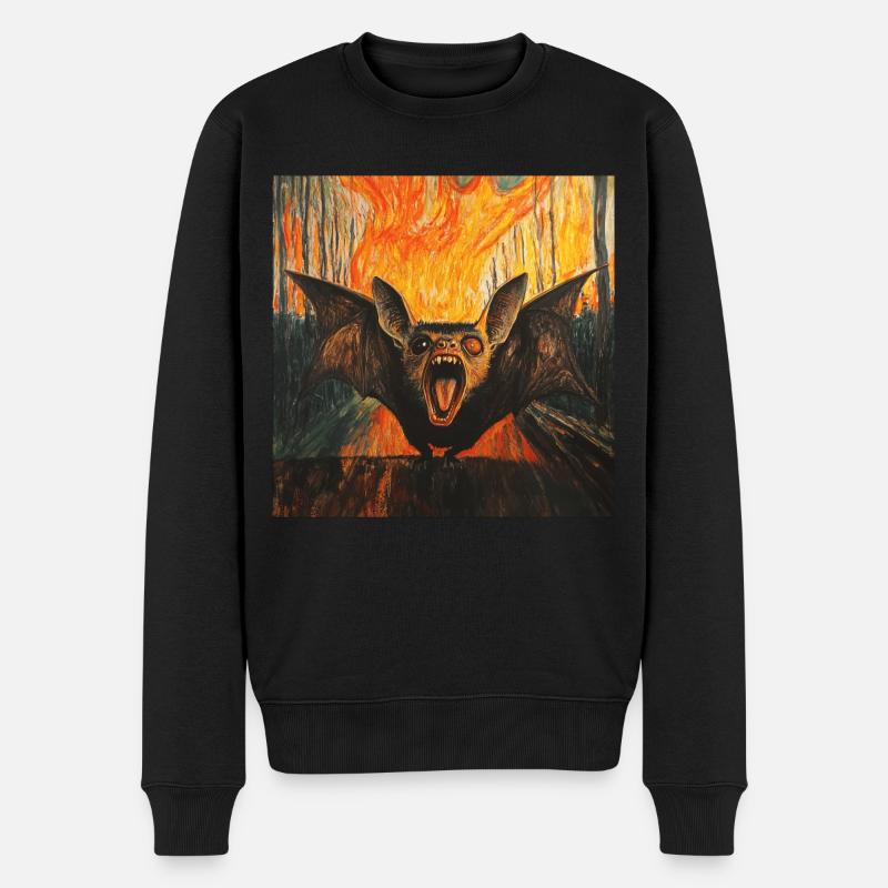 Schläger - Männer Premium Bio Pullover - Schwarz