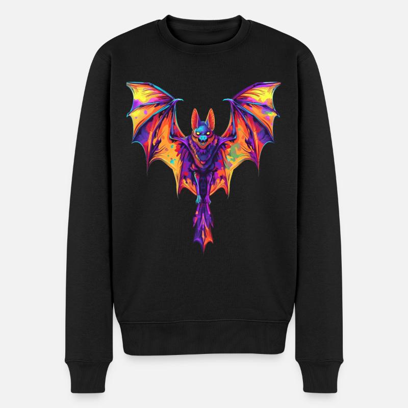 Schläger - Männer Premium Bio Pullover - Schwarz