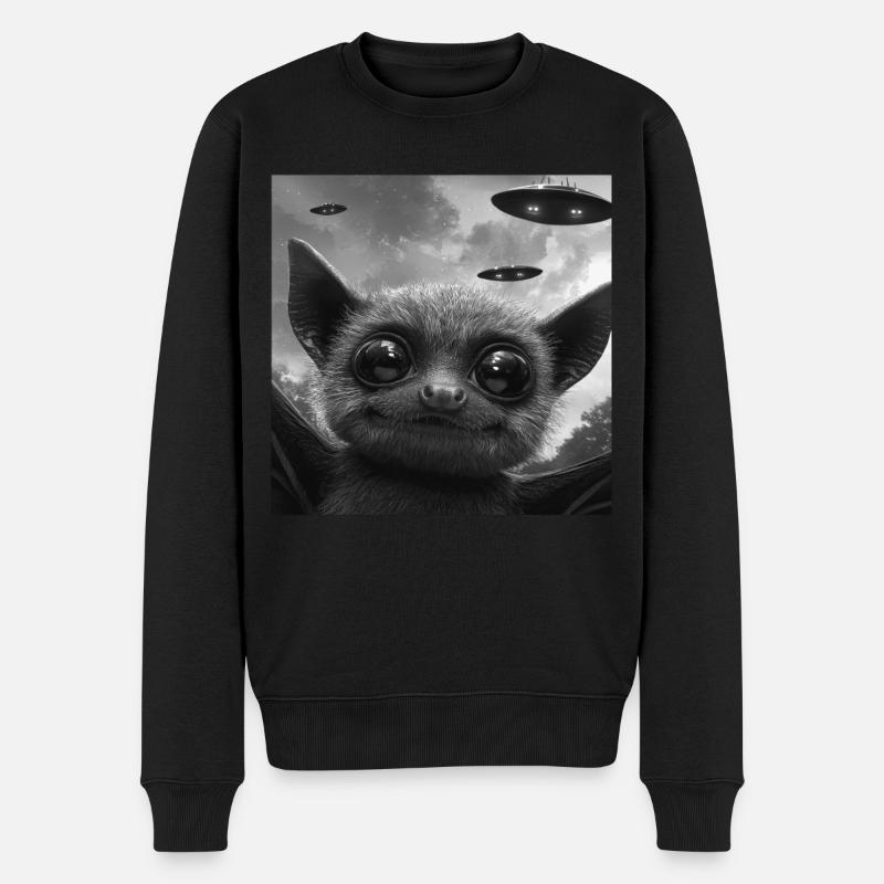 Schläger - Männer Premium Bio Pullover - Schwarz