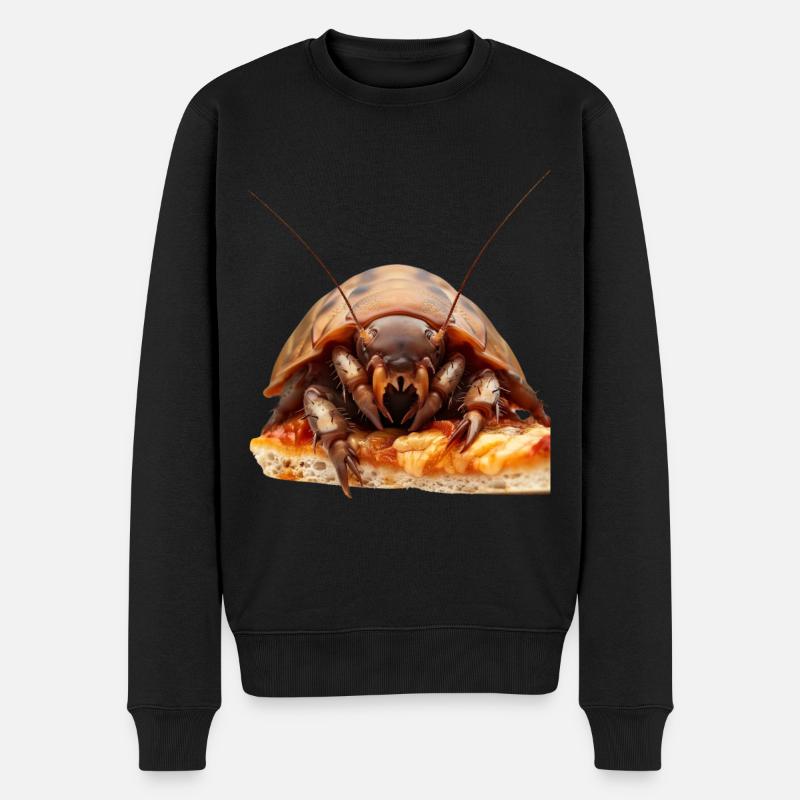 Assel - Männer Premium Bio Pullover - Schwarz