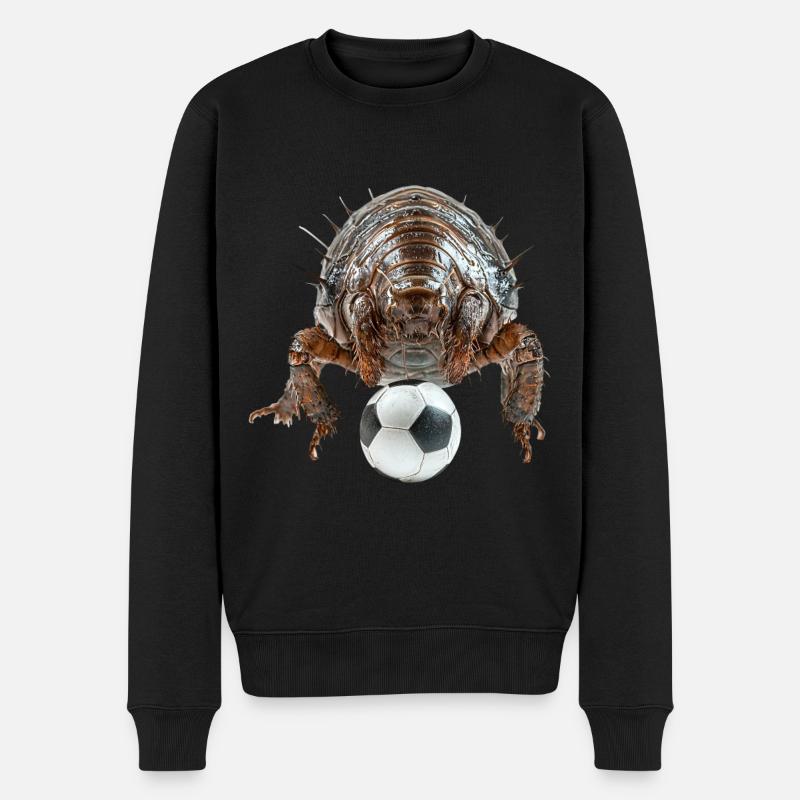 Assel - Männer Premium Bio Pullover - Schwarz