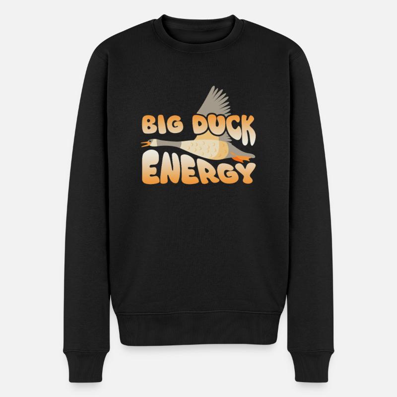 L’énergie du Big Duck - Pull Premium bio Homme - noir