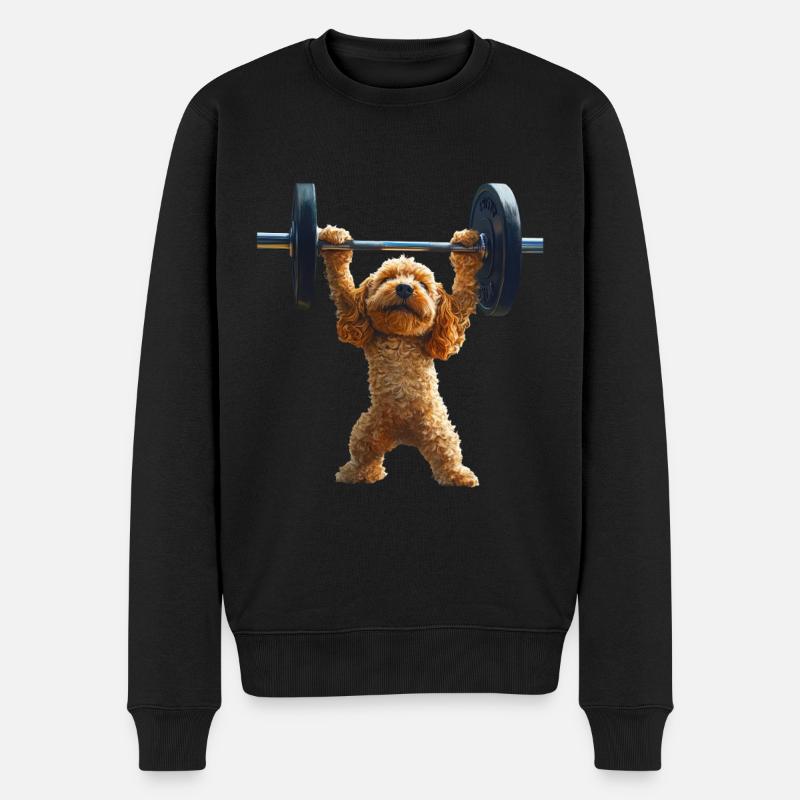Cocker Spaniel - Männer Premium Bio Pullover - Schwarz