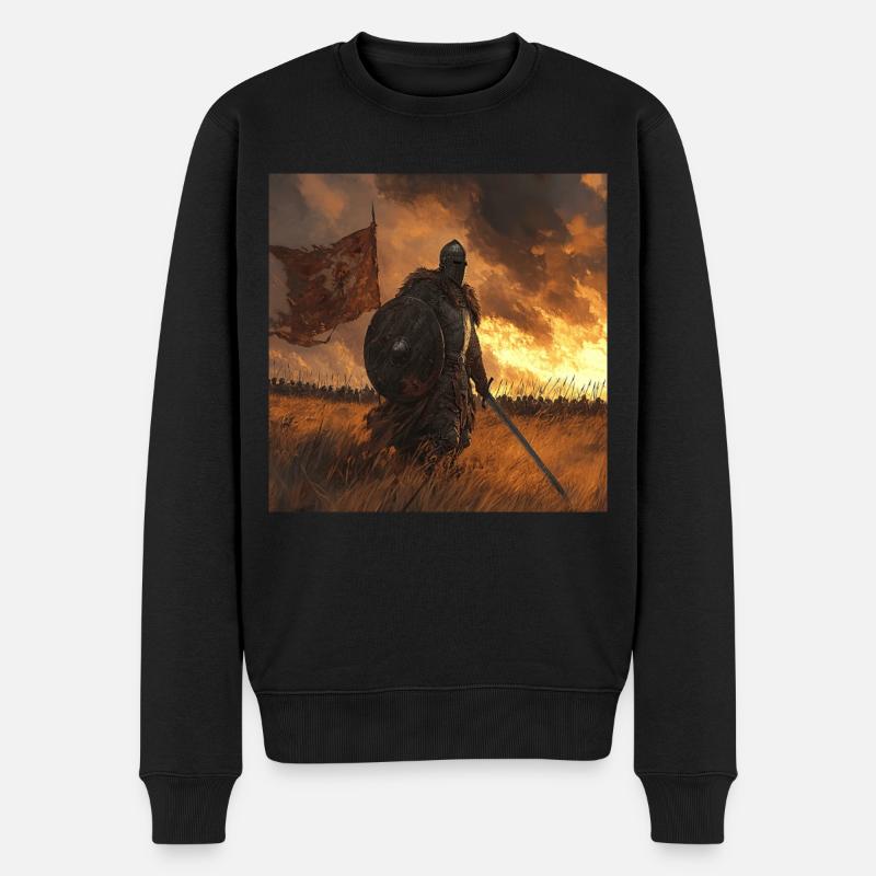 Legionär - Männer Premium Bio Pullover - Schwarz