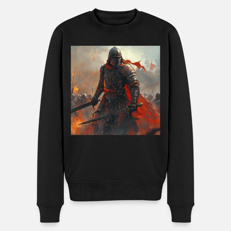 Legionär - Männer Premium Bio Pullover - Schwarz