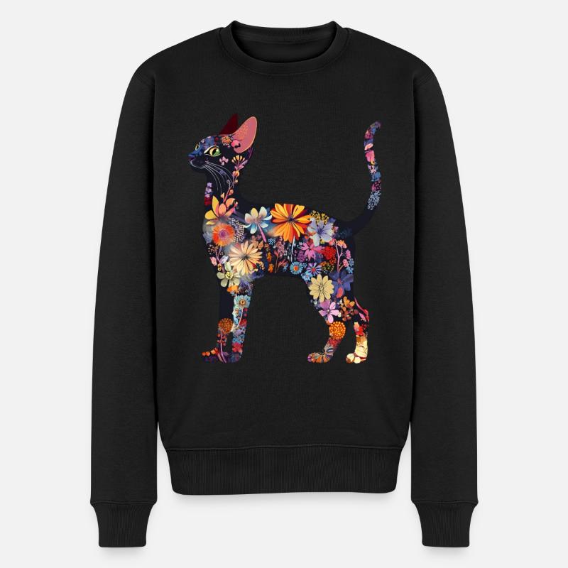 Orientalisch Kurzhaar - Männer Premium Bio Pullover - Schwarz