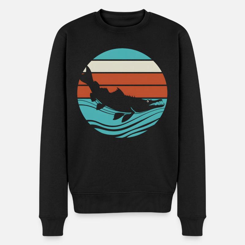Gar - Männer Premium Bio Pullover - Schwarz