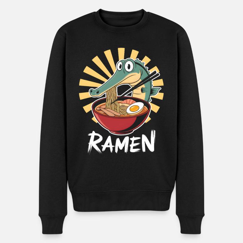 Gar - Männer Premium Bio Pullover - Schwarz