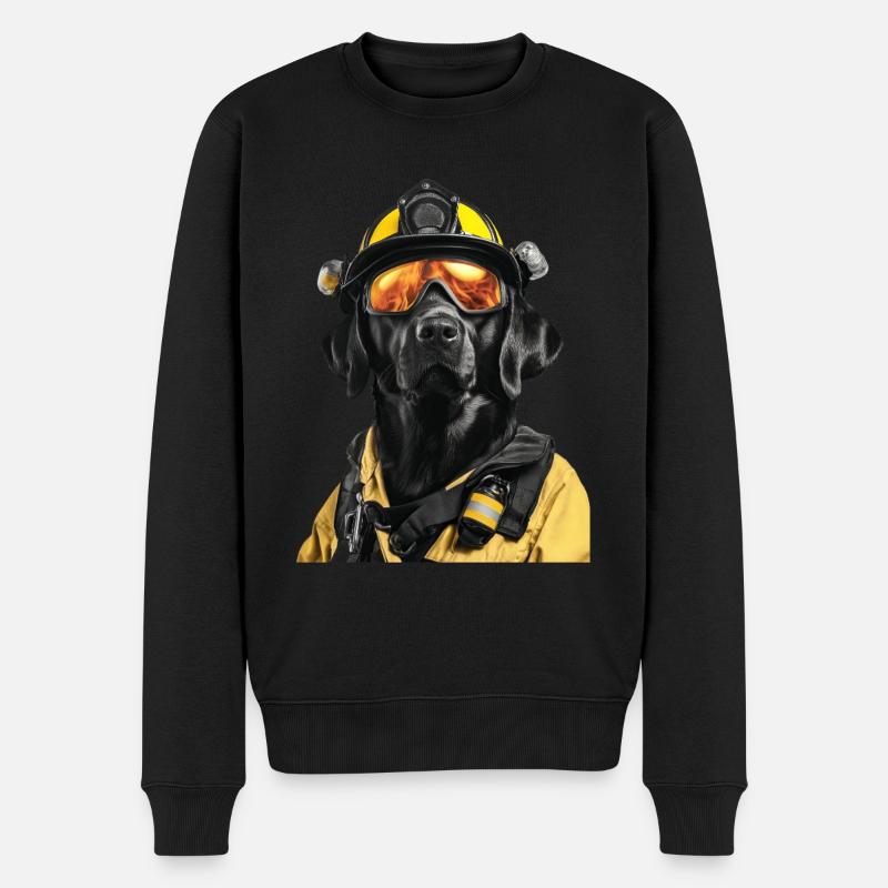 Labrador Retriever - Männer Premium Bio Pullover - Schwarz