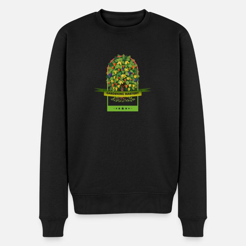 Maîtrise du jardinage Arbre fruitier - Pull Premium bio Homme - noir