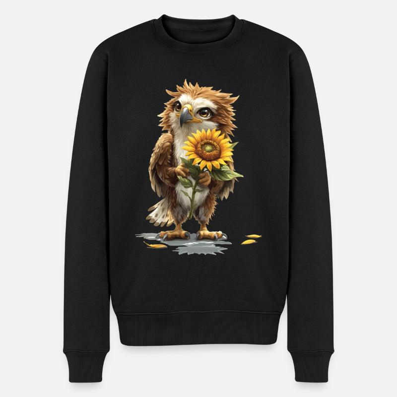Meerschweinchen - Männer Premium Bio Pullover - Schwarz