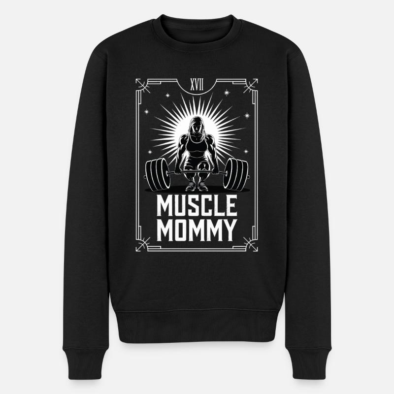 Tarotkarte - Männer Premium Bio Pullover - Schwarz