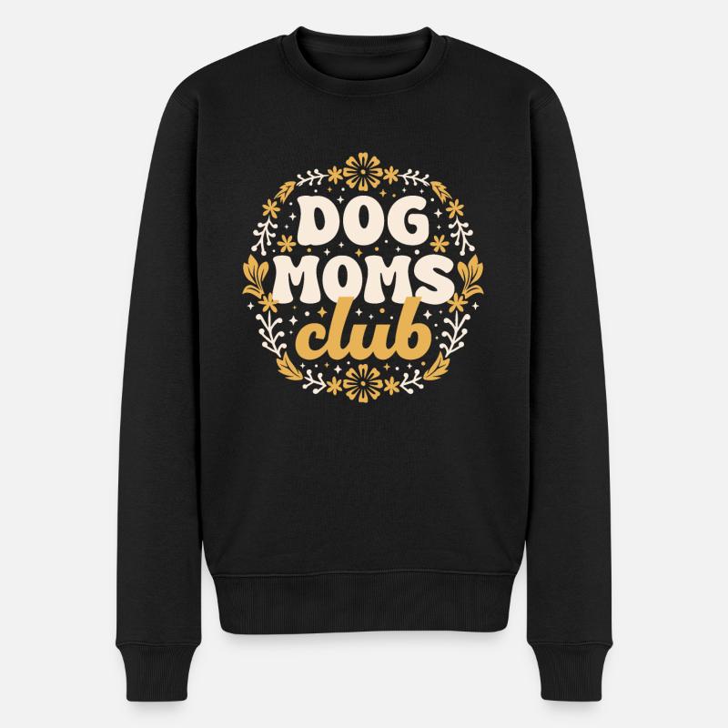 Hundemütter Club Mama Hundebesitzer - Männer Premium Bio Pullover - Schwarz