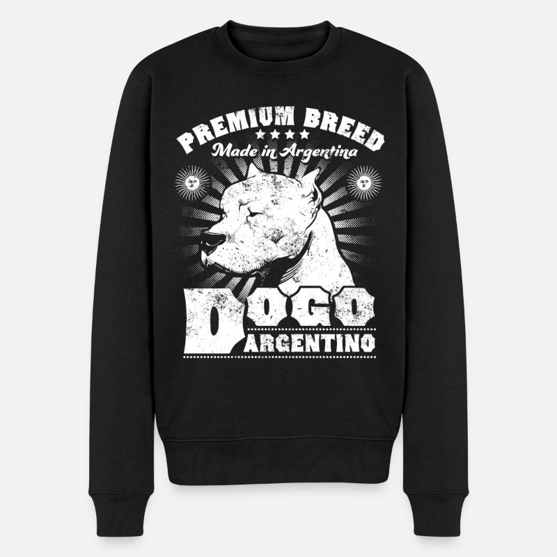 Dogo Argentino - Pull Premium bio Homme - noir