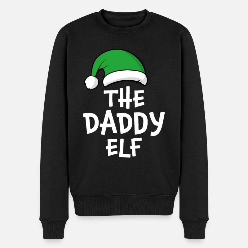 Le papa elfe - Pull Premium bio Homme - noir