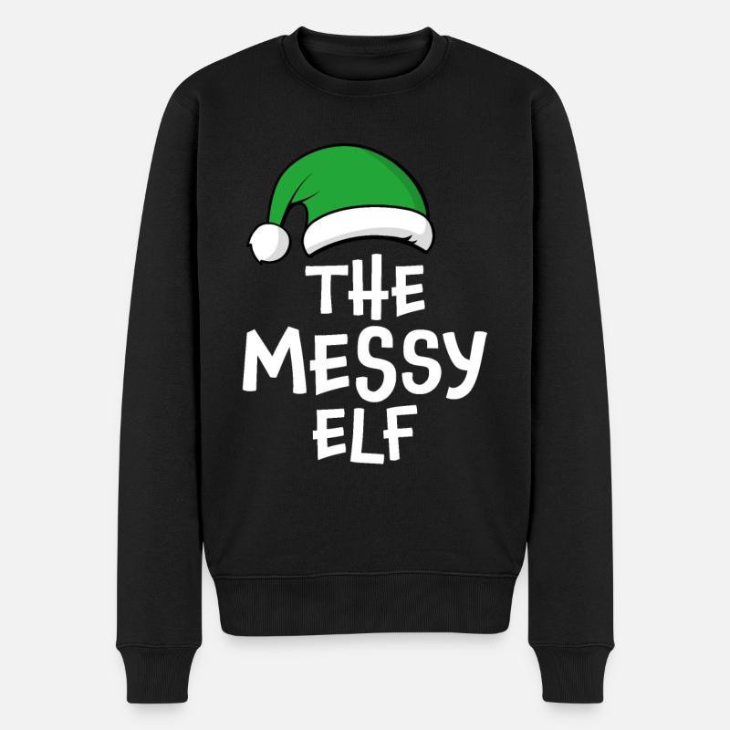 L’elfe désordonné - Pull Premium bio Homme - noir