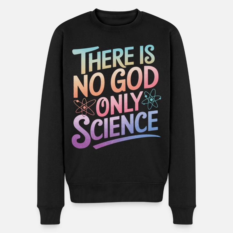 Athéisme, athée, anti-religion, agnostique - Pull Premium bio Homme - noir