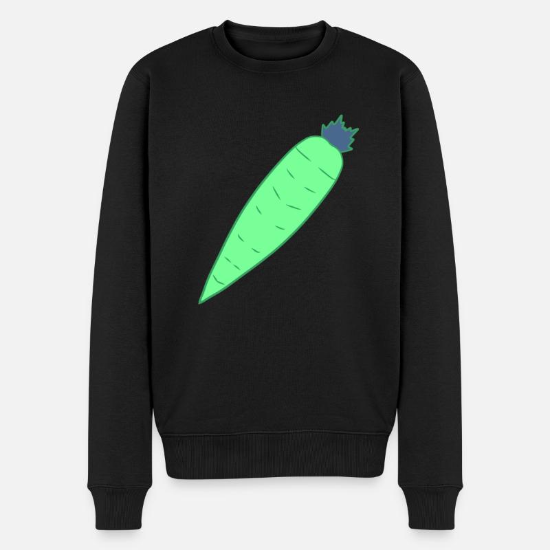 légumes à base de carottes - Pull Premium bio Homme - noir