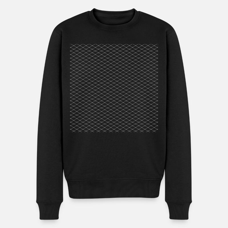 Croix Motif Croix - Pull Premium bio Homme - noir