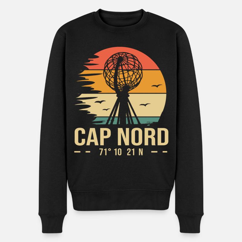 Cap Nord - Pull Premium bio Homme - noir