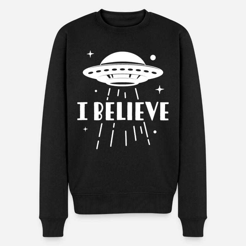 Je crois - Pull Premium bio Homme - noir