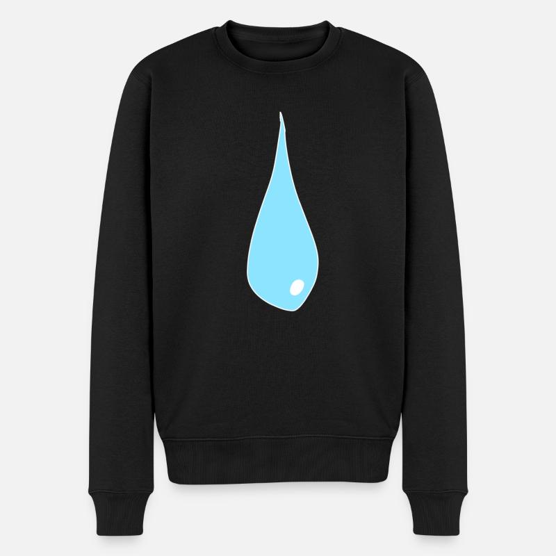 Eau de larmes triste - Pull Premium bio Homme - noir