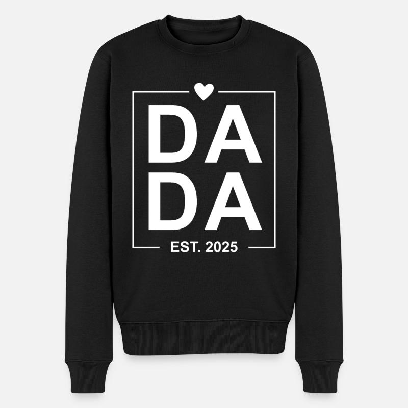 Dada Est 2025 blanc - Pull Premium bio Homme - noir