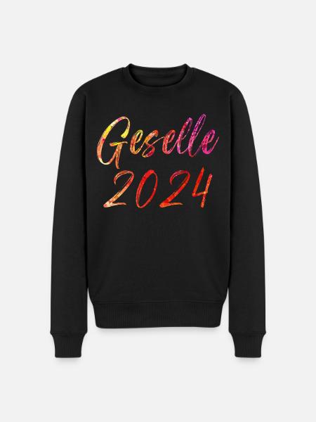Geselle 2024 - Männer Premium Bio Pullover - Schwarz