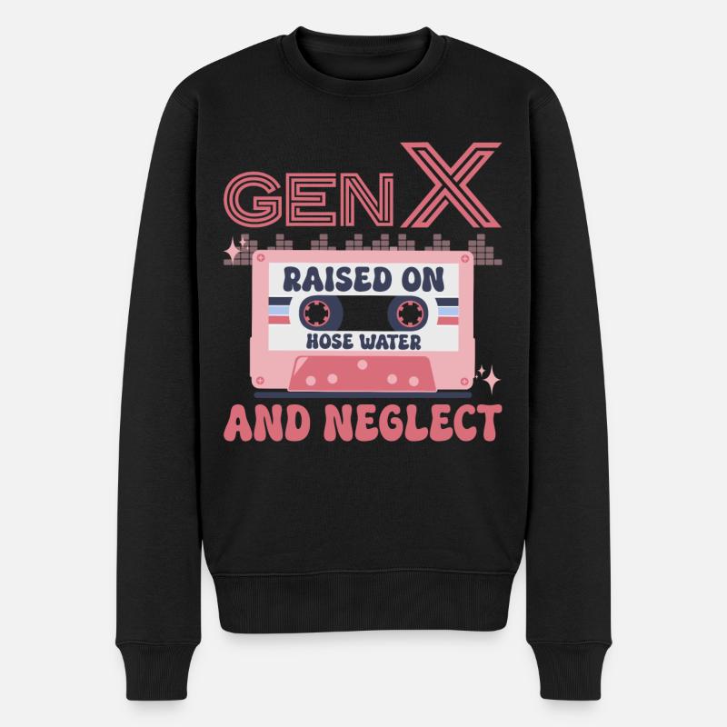 Humour Génération X - Pull Premium bio Homme - noir