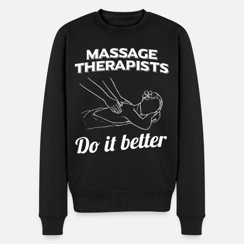 | de physiothérapie Cadeaux de physiothérapeute - Pull Premium bio Homme - noir