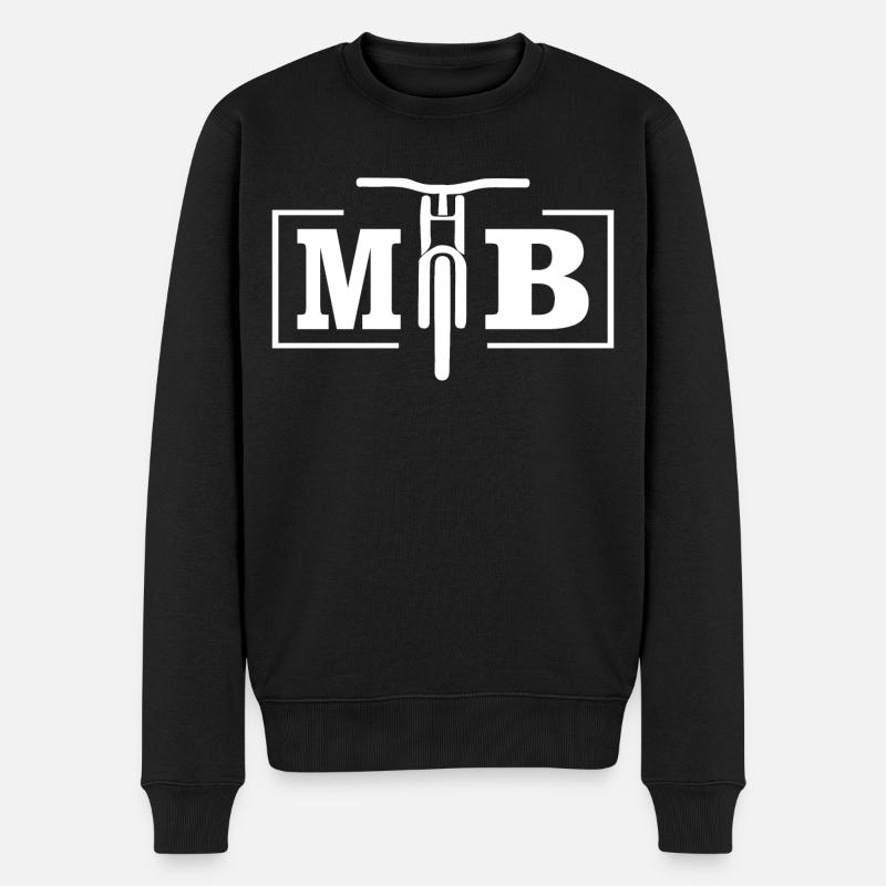 MTB - Männer Premium Bio Pullover - Schwarz
