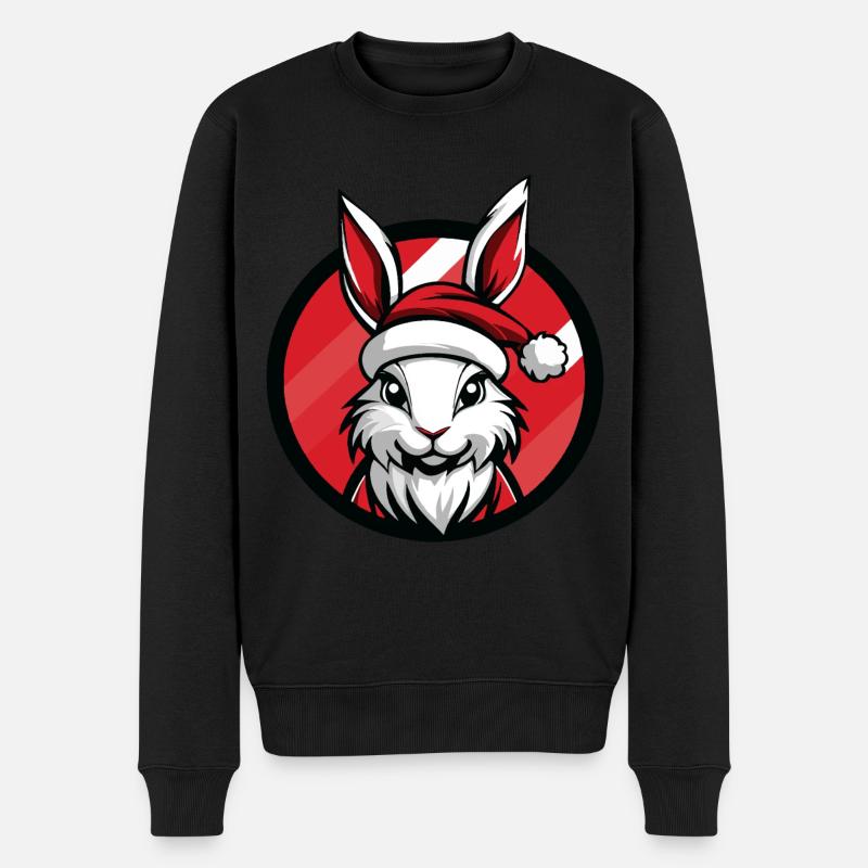 Noël Bunny Noël - Pull Premium bio Homme - noir