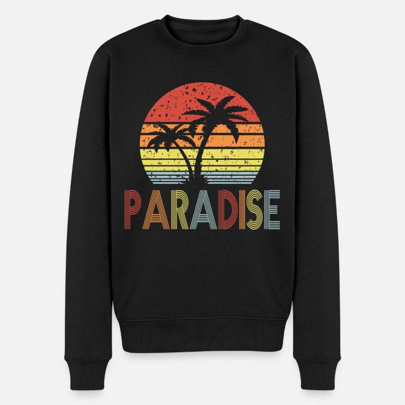 Paradis - Pull Premium bio Homme - noir