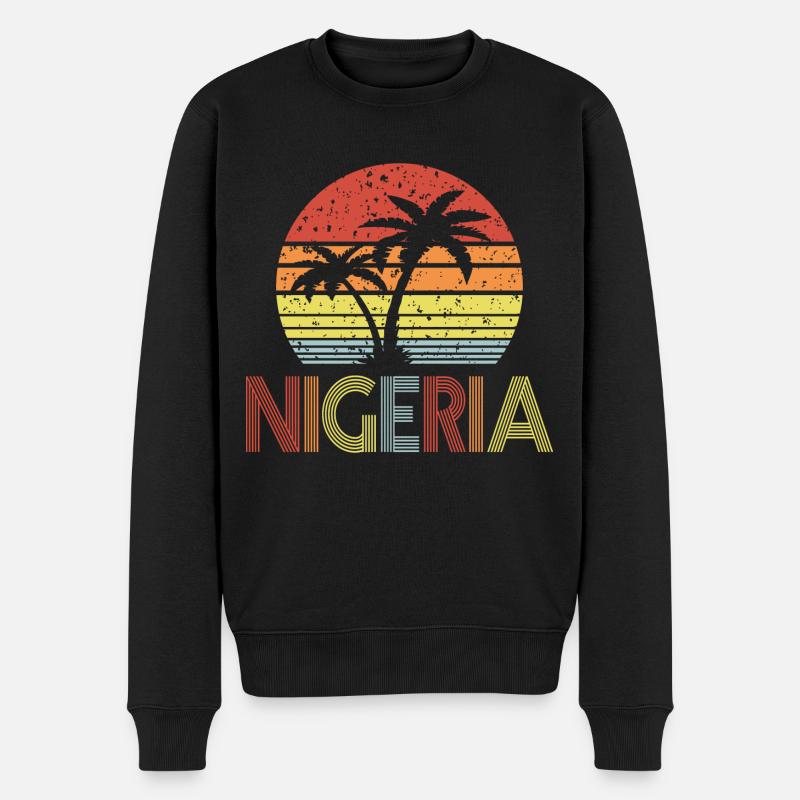 Nigéria - Pull Premium bio Homme - noir