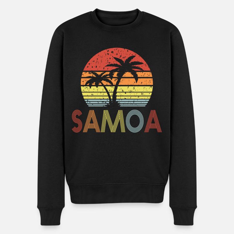 Samoa - Pull Premium bio Homme - noir