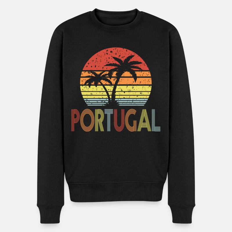 Portugal - Pull Premium bio Homme - noir