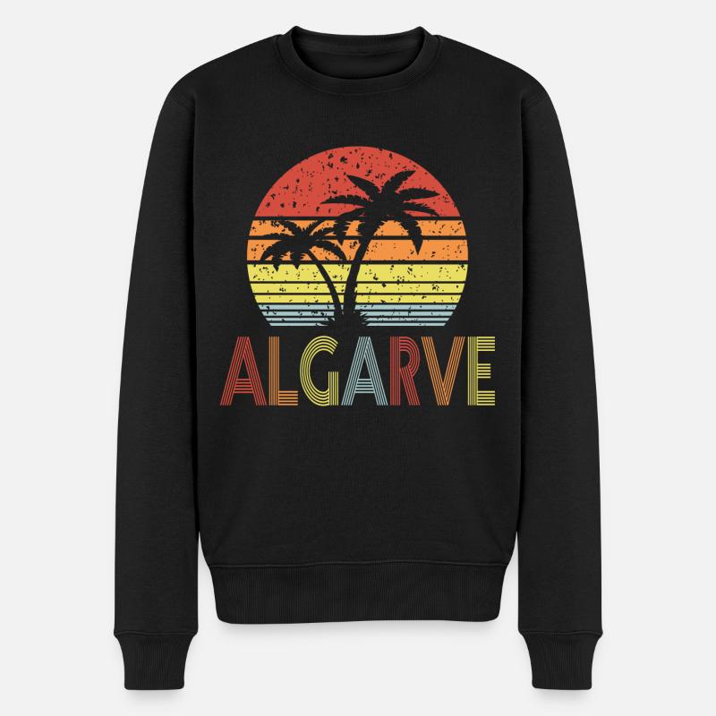 Algarve - Pull Premium bio Homme - noir