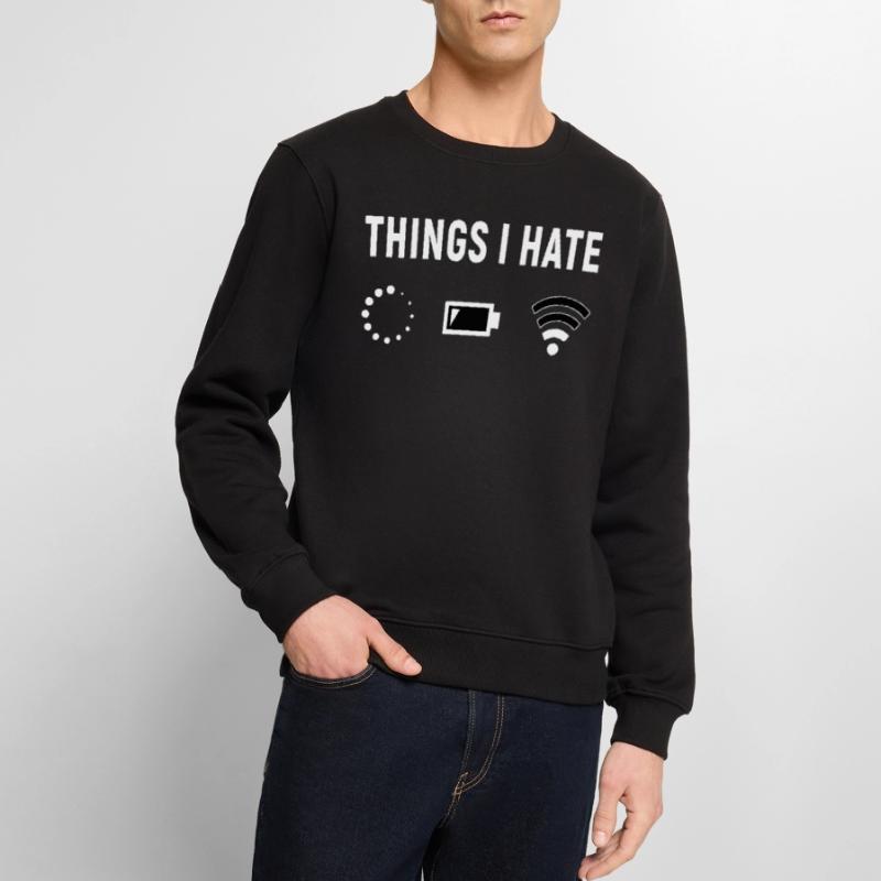 Things I Hate - Programmierer Computer Gamer Männer Premium Bio Pullover