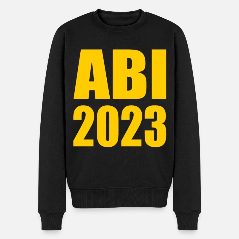 Abi 2023 - Männer Premium Bio Pullover - Schwarz