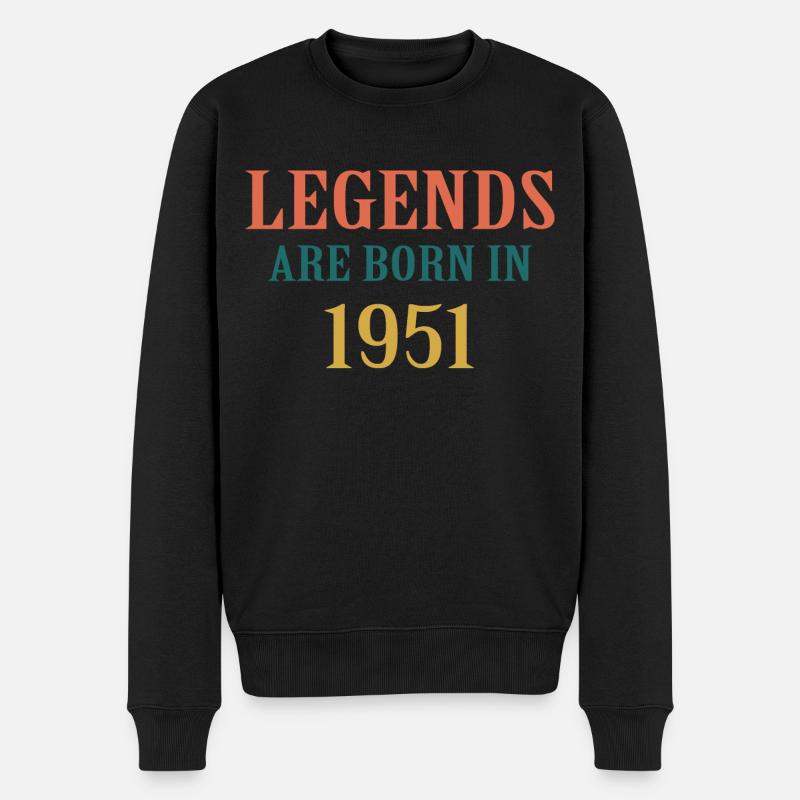 légendes 1951 - Pull Premium bio Homme - noir